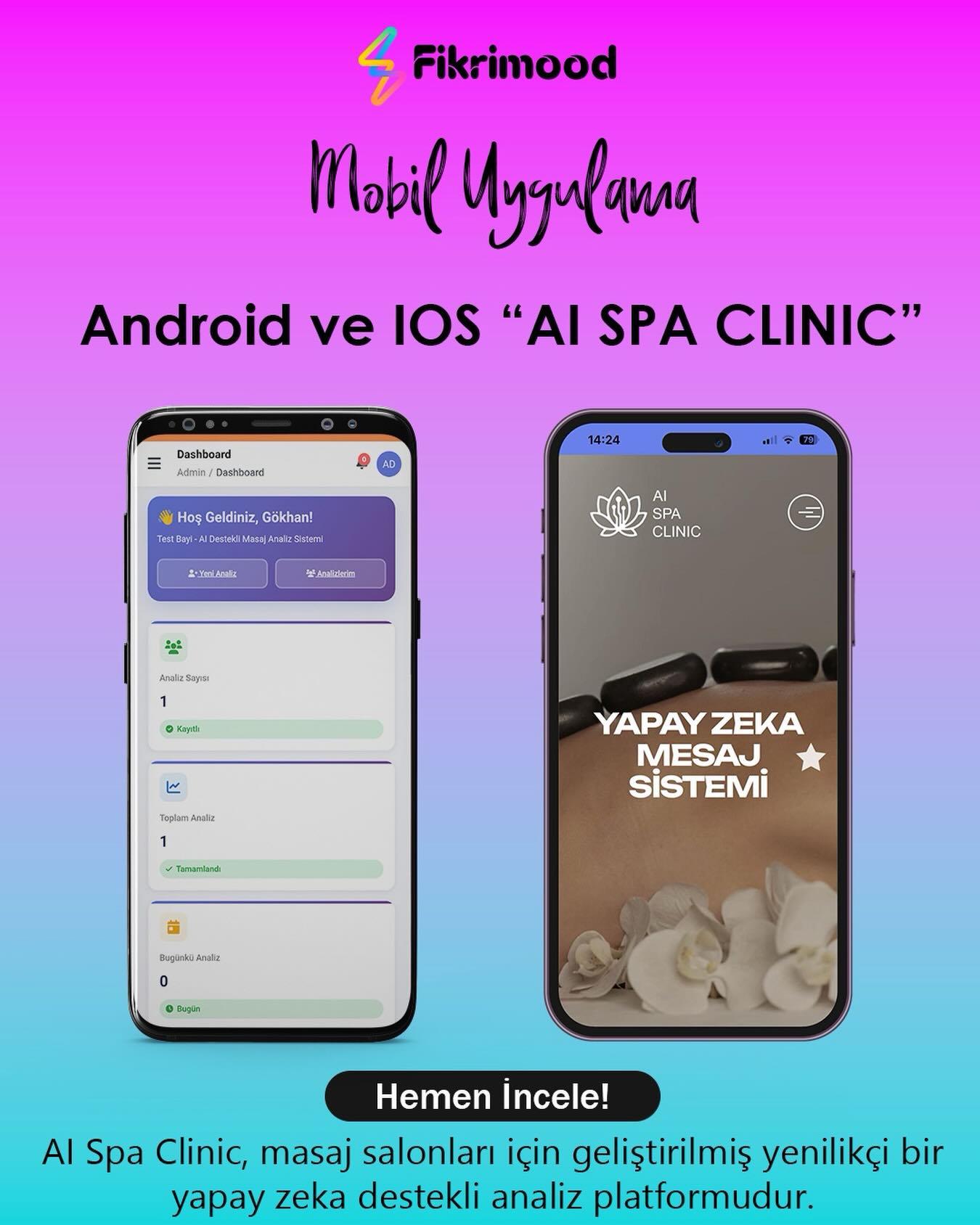 AI Spa Clinic referans projesi